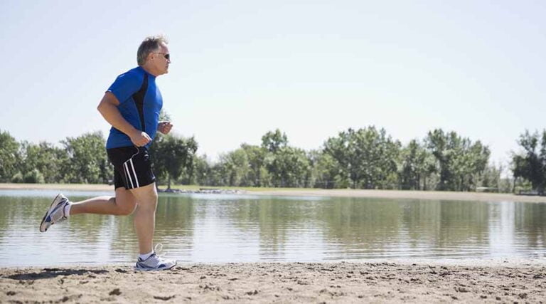 hardlopen met zonnebril