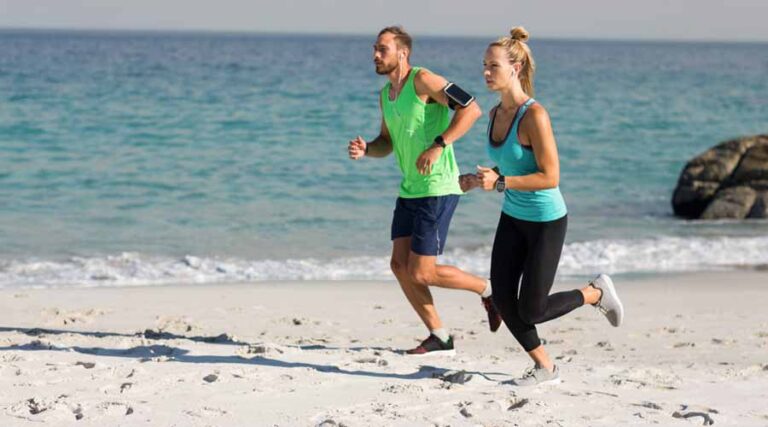 hardlopen met sportarmband